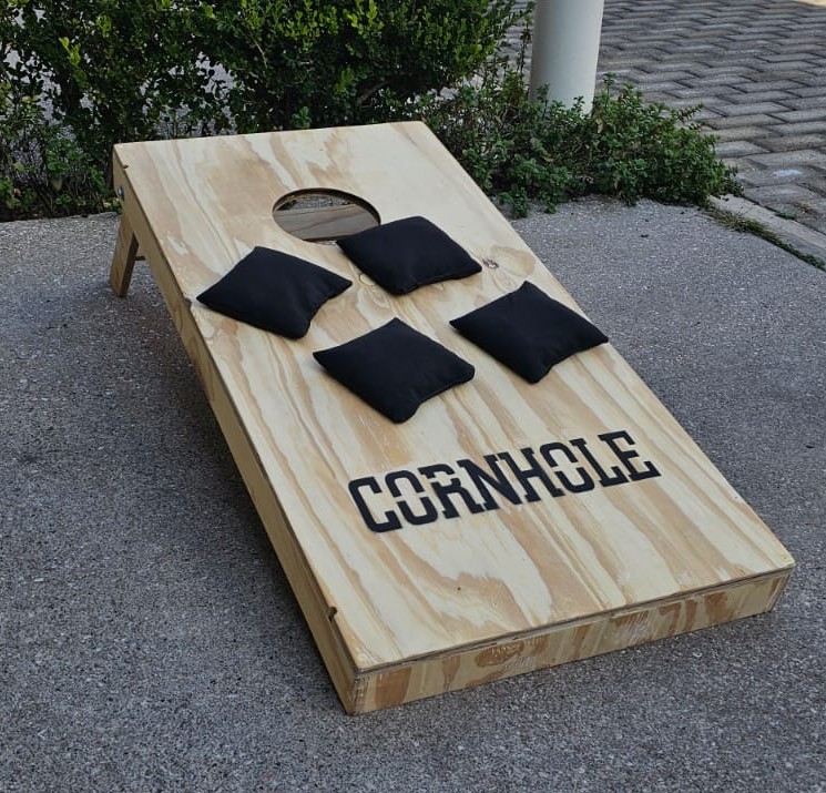 Juego De Cornhole Con 12 Costales Incluidos 2 Tableros.