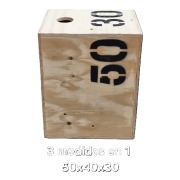 Caja De Madera Para Saltos Box Jump Cajón Pliométrico Armado
