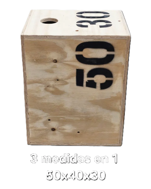 Caja De Madera Para Saltos Box Jump Cajón Pliométrico Armado