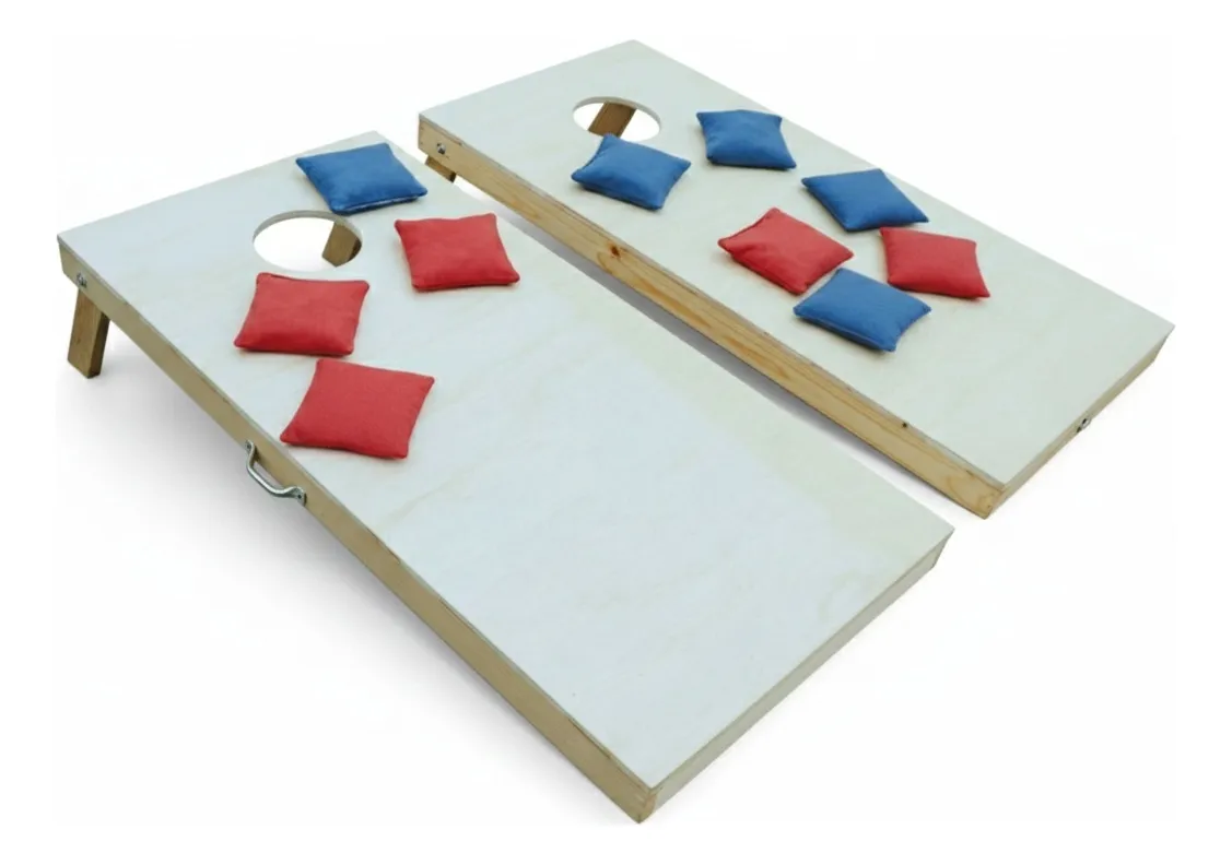Juego De Cornhole Con 12 Costales Incluidos 2 Tableros.