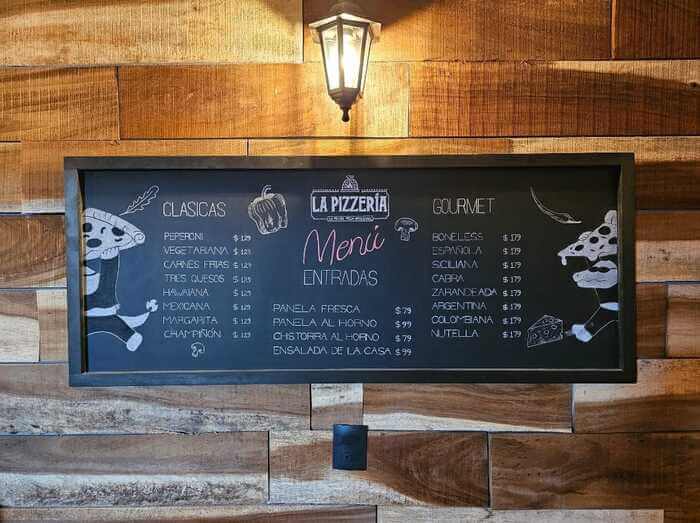 Pizarrón de 150×60 cm